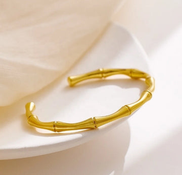 Bamboo Joint Cuff Bracelet