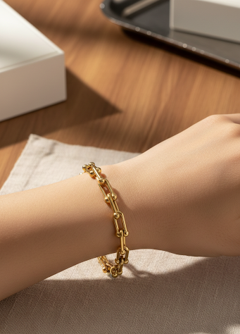 Paperclip Chain Bracelet