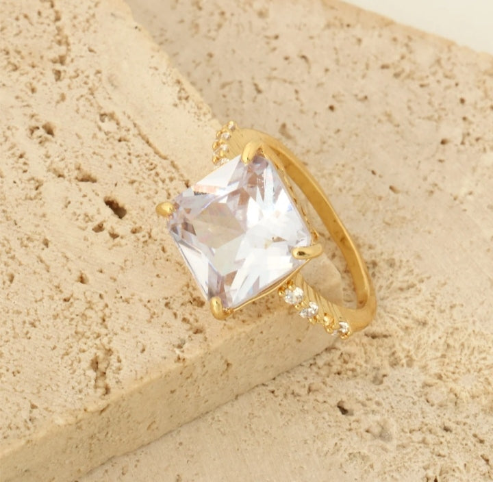 Princess Cut Solitaire Ring