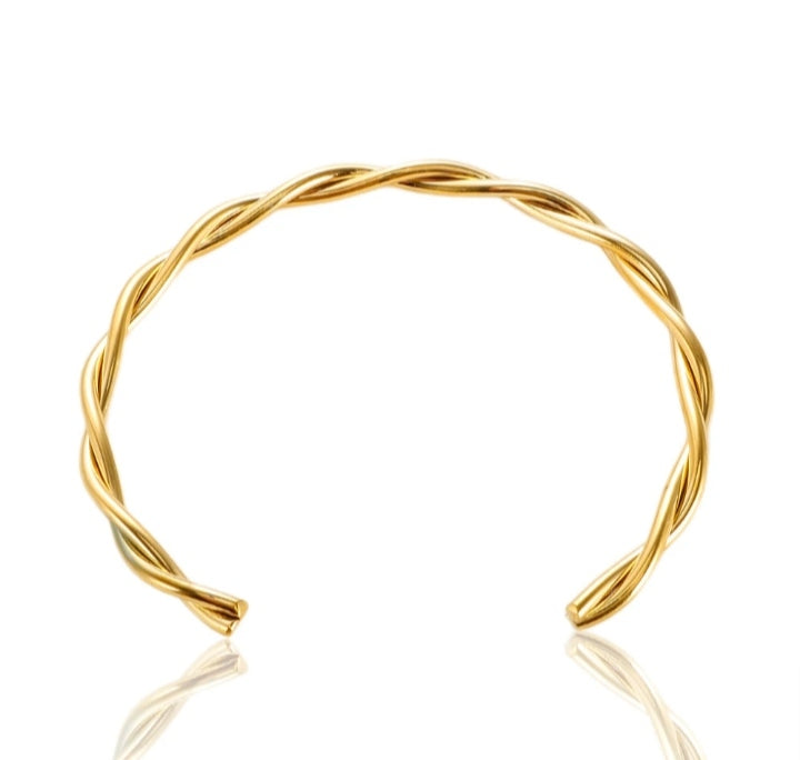Twisted Rope Cuff Bracelet