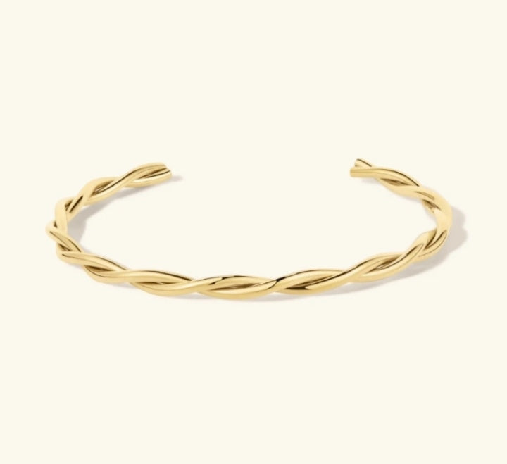 Twisted Rope Cuff Bracelet